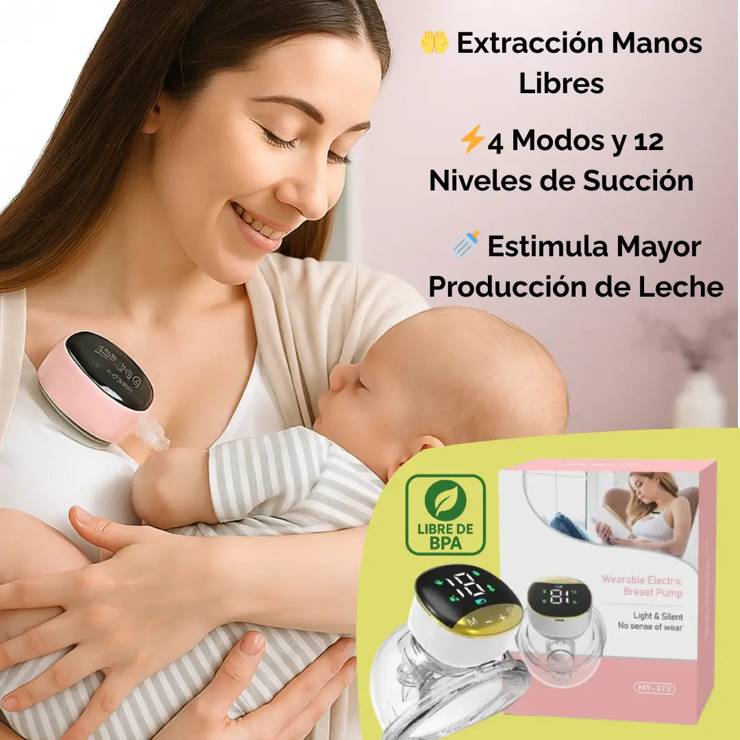Extractor de Leche Manos Libres MY-373™ Extrae Leche Sin Detener Tu Dí –  Tiendas La Gran Latina